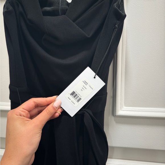 Black Flare Off the Shoulder Jumpsuit from Bailey44 on Revolve w/ Waist Sincher - Picture 3 of 3